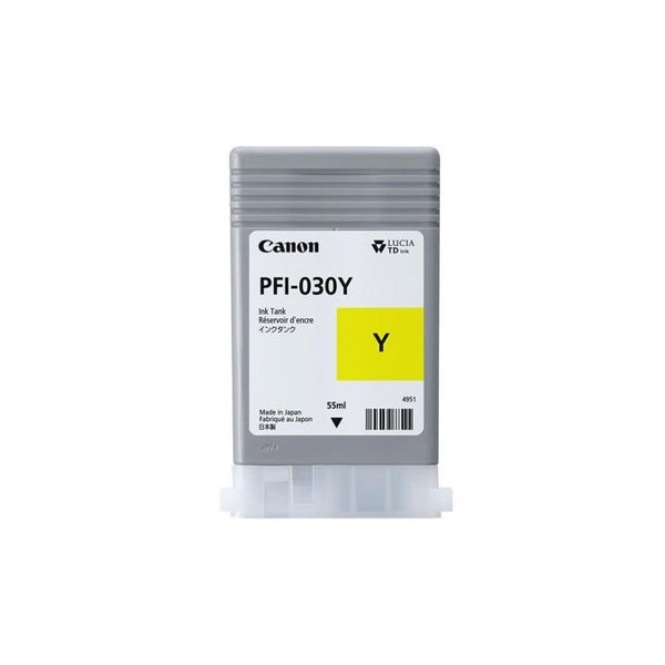 Cartucho canon pfi - 030 amarillo ta - 20ta - 20 mfp l24eita - 30ta - 30 mfp l36ei