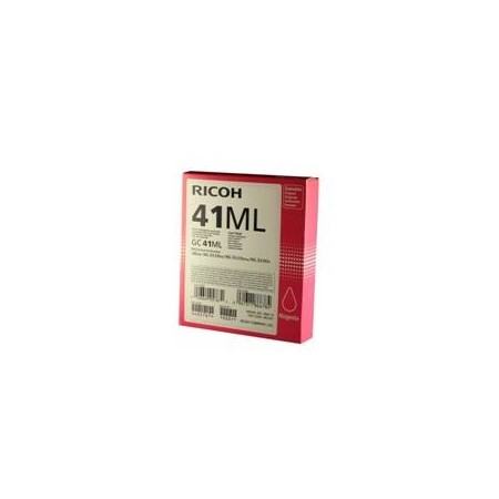 Cartucho gel ricoh gc - 41mi magenta (600 pag)