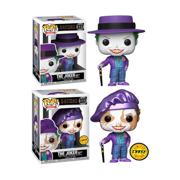 Funko pop dc joker con sombrero 1989 con version chase