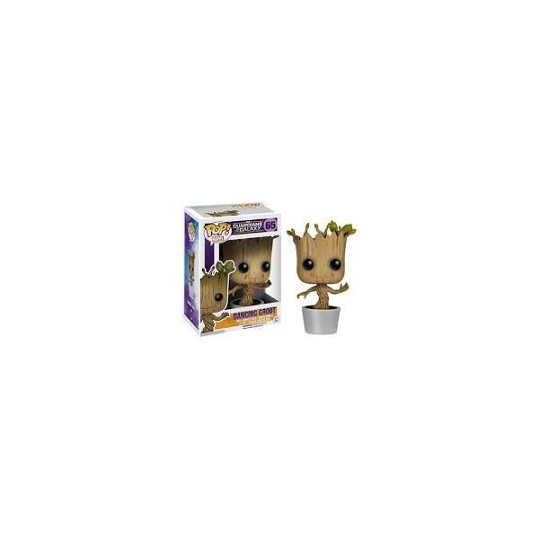 Funko pop bobble marvel los guardianes de la galaxia groot bailando