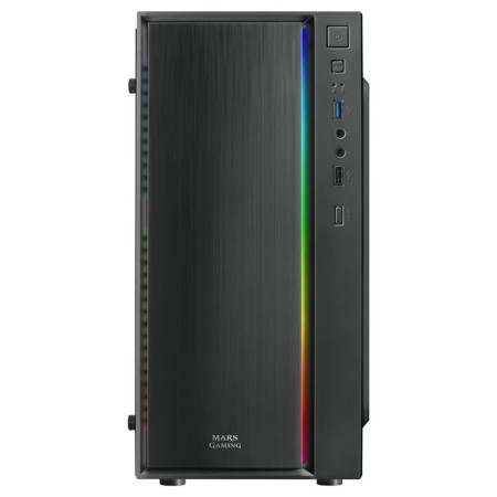 Caja ordenador mars gaming mcm negra micro atx 1 x usb 3.0 1 x usb 2.0 1 x 80mm rgb
