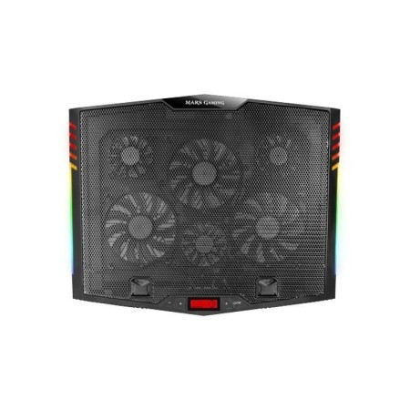 Soporte Refrigerante Mars Gaming MNBC5 para Portátiles hasta 17.3″/ Iluminación LED