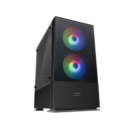 Mars Gaming Caja MCZ PREMIUM M-ATX 2X FRGB Negra