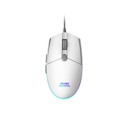 Mars Gaming Ratón MMG 3200dpi RGB FLOW Blanco