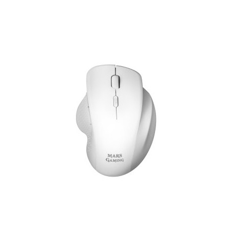 Ratón Inalámbrico Mars Gaming MMWERGO/ Hasta 3200 DPI/ Blanco
