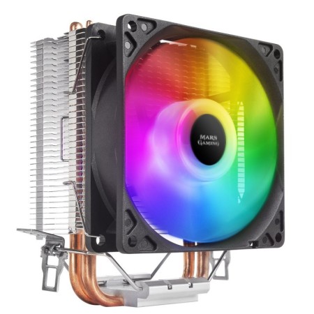 Ventilador disipador cpu mars gaming mcpuargb rgb negro