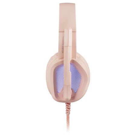 Auriculares mars gaming mh320 rosa jack 3.5mm + usb con microfono compatible con windows - ps4 - ps5 - xbox one - xbox series x 