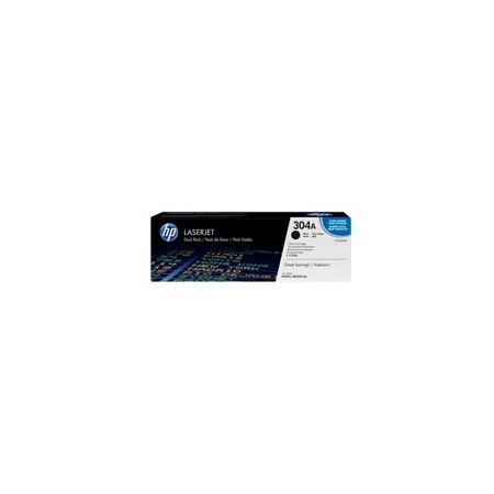 Pack 2 toner hp cc530ad negro n 304 cm2320fxi cm2320ncm2320nfcp2025
