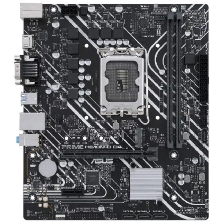 Placa Base Asus Prime H610M-D D4/ Socket 1700/ DDR4/ PCIe 4.0/ Micro ATX