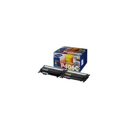 Pack toner samsung clt - p406c cian amarillo magenta negro clp - 360 - clp - 365 clx - 3300 - clx - 3305 -  c410w c460w