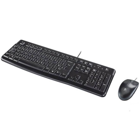 Teclado  mouse logitech mk120 optico usb 2.0 negro portugues
