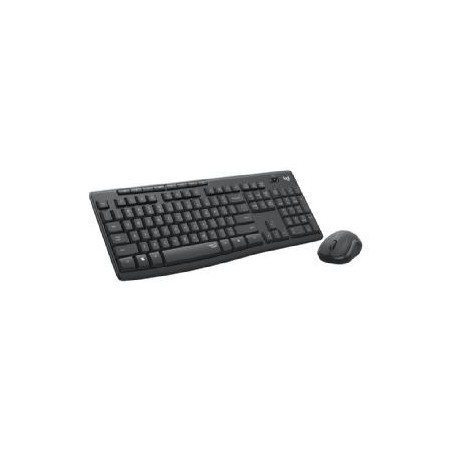 Teclado  mouse logitech mk295 silent negro wireles inalambrico