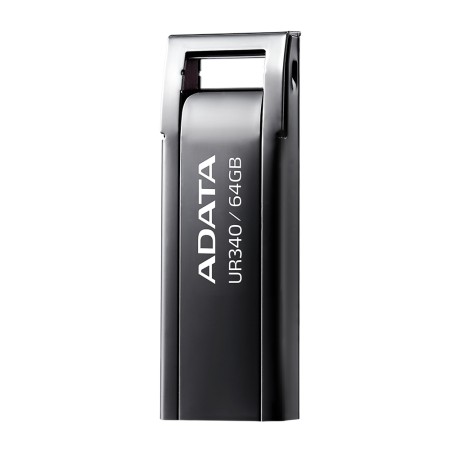 ADATA Lapiz USB UR340 64GB USB 3.2 Metal Black