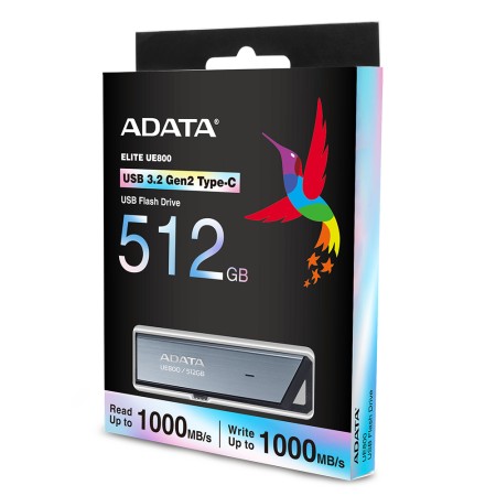 ADATA Lapiz USB ELITE UE800 512GB USB-C 3.2 Gen2