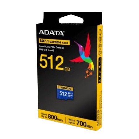 Tarjeta memoria micro sd adata sd7.1 512gb cl10