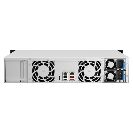 Servidor nas qnap ts - 1264u - rp - 8g 12 bahias 2u rack 8gb gigabit ethernet