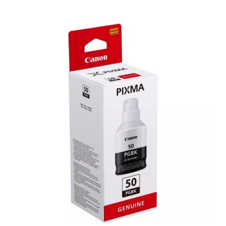 Botella de Tinta Original Canon GI-50/ Negro