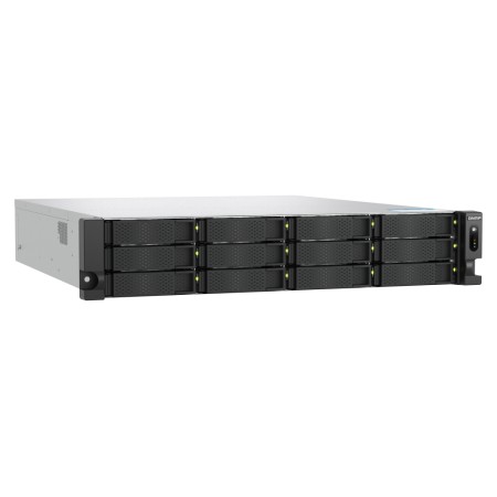Servidor nas qnap ts - h1277axu - rp - r7 - 32g 12 bahias 2u rack 32gb gigabit ethernet