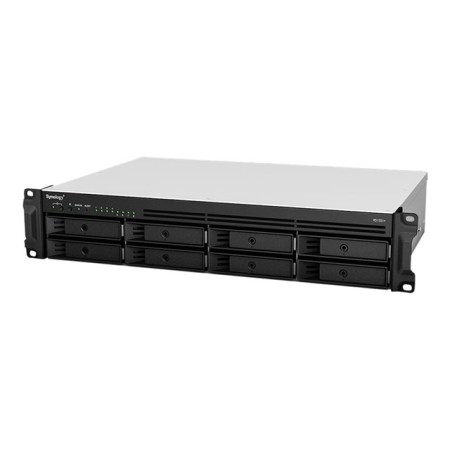 NAS Synology RackStation RS1221+ / 8 Bahías 3.5″-2.5″/ 4GB DDR4/ Formato Rack
