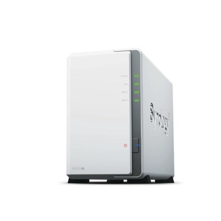NAS Synology Diskstation DS223J/ 2 Bahías 3.5″- 2.5″/ 1GB DDR4/ Formato Torre