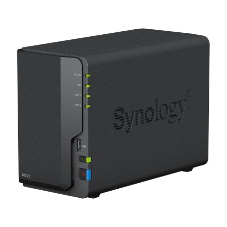 NAS Synology Diskstation DS223/ 2 Bahías 3.5″- 2.5″/ 2GB DDR4/ Formato Torre