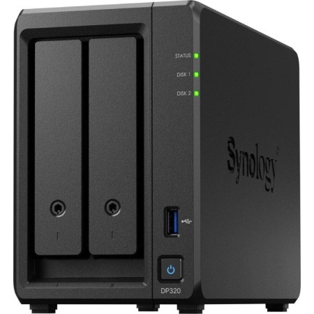 NAS Synology ActiveProtect DP320/ 2 Bahías 3.5″- 2.5″/ 8GB DDR4/ 16TB/ Formato Torre