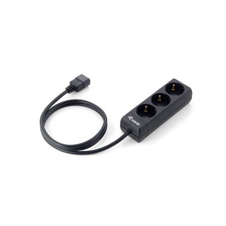 Regleta equip 3 tomas especial sais conector iec macho 1.1m