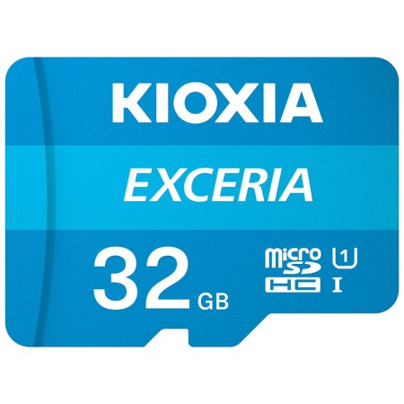 Tarjeta memoria micro sd kioxia 32gb exceria uhs - i c10 r100 con adaptador