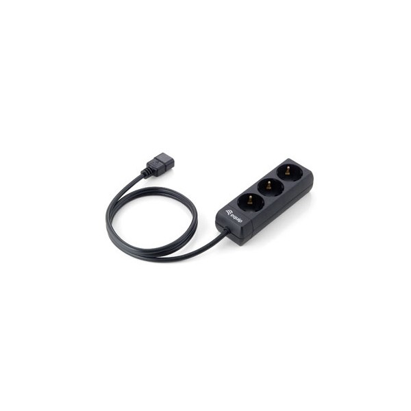 Regleta equip 3 tomas especial sais conector iec macho 1.1m