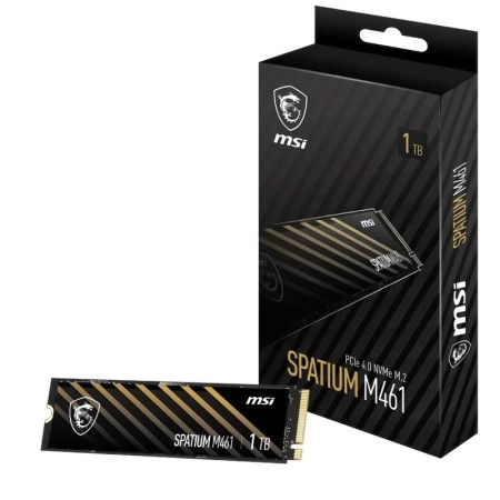 Disco duro interno solido ssd msi spatium m461 1tb m.2 pcie 4.0