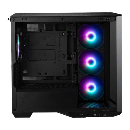 Caja ordenador gaming msi mag pano m100r pz micro atx rgb cristal templado black