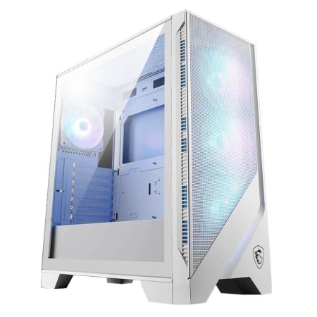 Caja ordenador gaming msi mag forge 320r airflow rgb matx cristal templado blanco