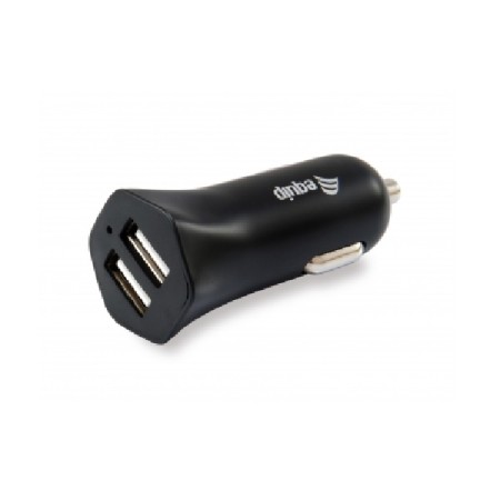 Cargador equip life 5v 2xusb  para coche 12 - 24v 2.4a 12w