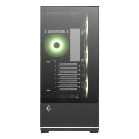 Caja ordenador gaming msi mag pano 110r pz atx rgb cristal templado negra