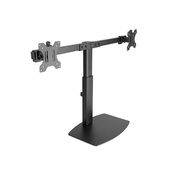 Soporte monitor de mesa tooq para 2 pantallas 17 pulgadas - 27 pulgadas