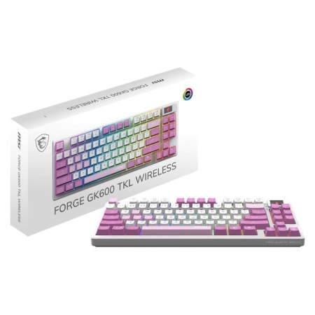 Teclado msi forge gk600 tkl inalambrico