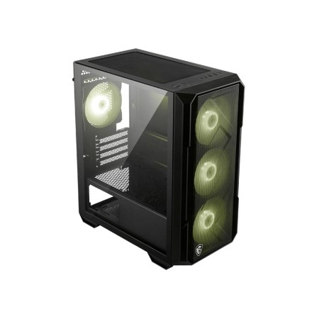 Caja ordenador gaming msi mag forge m120r airflow matx argb cristal templado negra
