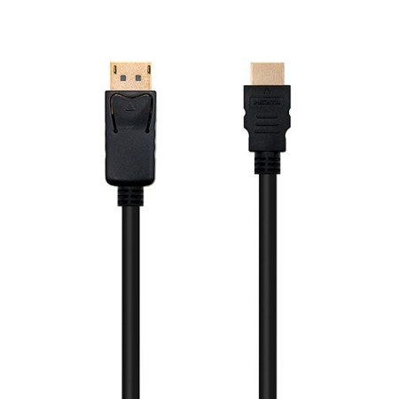 Cable displayport - m a hdmi - m 3m nanocable negro 4kx2k -  3m -  conectores oro