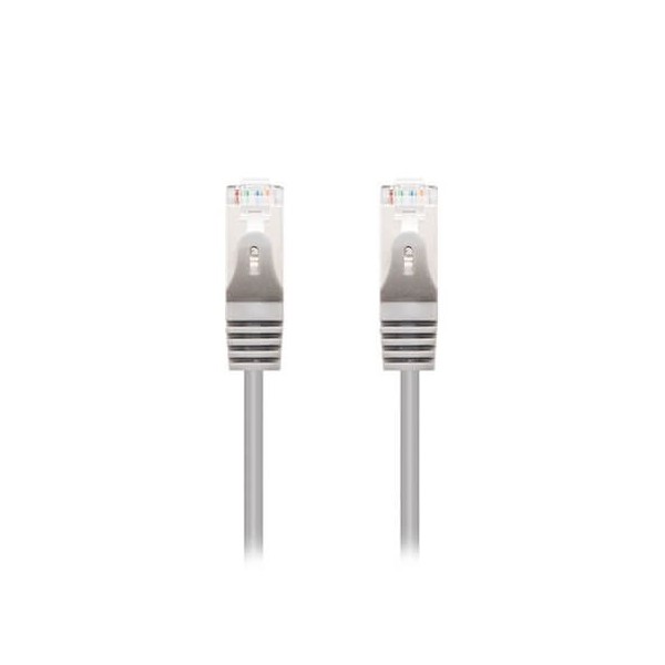 Latiguillo cable red ftp cat6 rj45 nanocable 10m gris