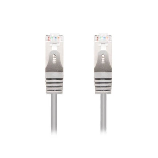 Latiguillo cable red ftp cat6 rj45 nanocable 20m gris