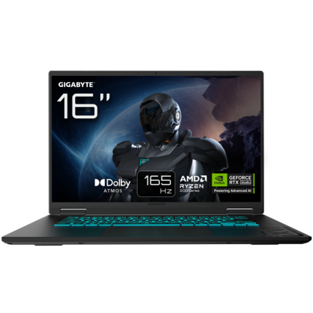 Portatil gigabyte a16 r7 - 260 -  32gb -  ssd 1tb -  rtx 5070 8gb -  16 pulgadas fhd -  freedos