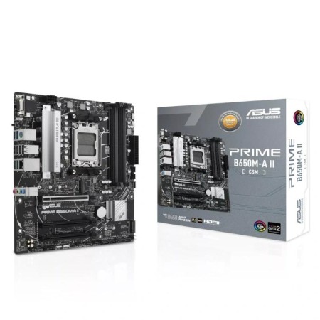 Placa Base Asus Prime B650M-A II-CSM/ Socket AM5/ DDR5/ PCIe 5.0/ Micro ATX