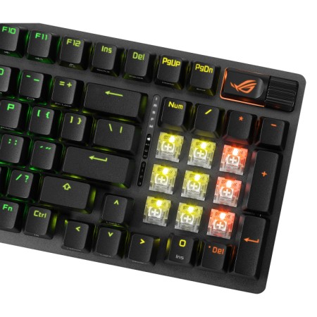 Teclado gaming asus rog strix scope ii 96 inalambrico rgb negro
