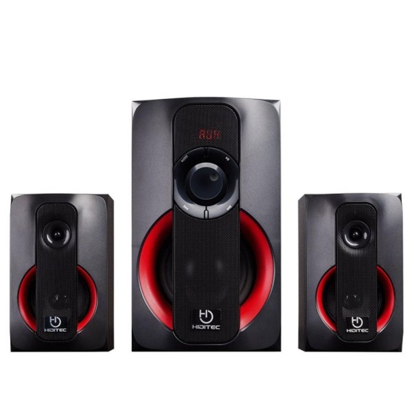 Altavoces hiditec 2.1 multimedia h400 80w bluetooth usb sd radio