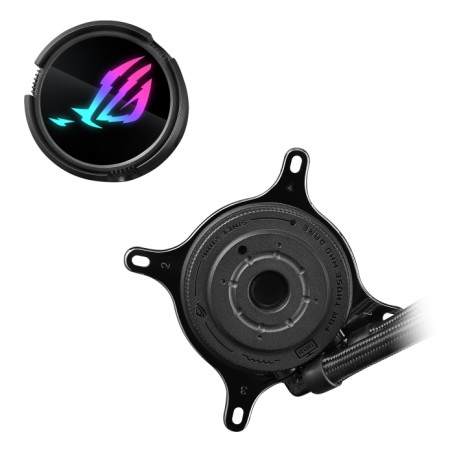 Kit refrigeracion liquida asus rog strix lc iii 240 argb 2x 120mm negro