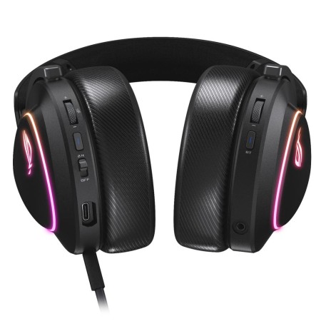 Auriculares gaming asus rog delta ii inalambrico negro