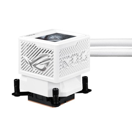 Kit refrigeracion liquida asus rog ryujin iii 360 argb extrema 3x 120mm blanca