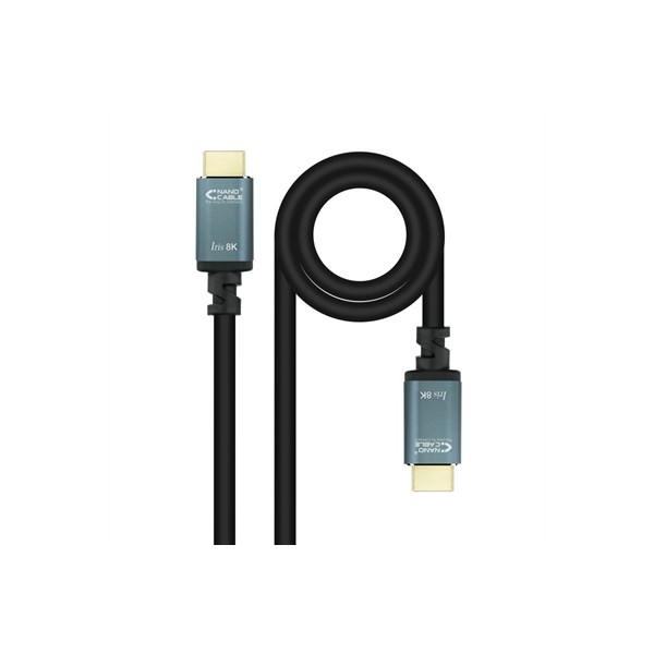 Cable hdmi 2.1 nanocable 8k 3m - macho - macho