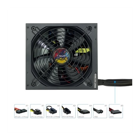 Fuente alimentacion tooq tqapolo - 750sp atx 750w