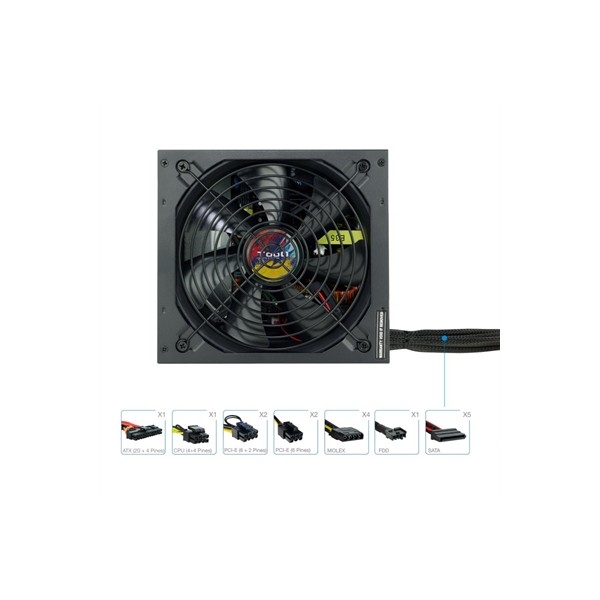 Fuente alimentacion tooq tqapolo - 750sp atx 750w